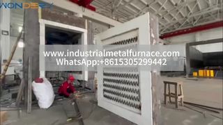 Hoge temperatuur 1350°C trolleyoven voor zwaar gebruik | Superieure vuurvaste technologie