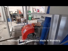 De Ovenkoper van het 1400 Graad dankt het Industriële Smelten van metaal de Overhellende Oven van de Typesmeltkroes af