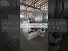 Met gas aangedreven aluminium smeltoven van 2 ton