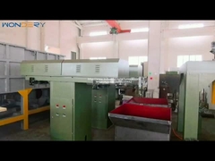 Machine voor het gieten van koperstaven naar boven