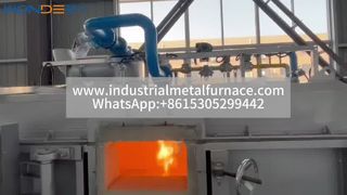 1 ton gas kantelbare aluminium galmoven | Voor de productie van aluminium staven en ronde staven
