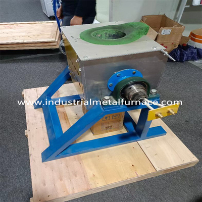 kopen Van de het Metaalinductie van 25KW 5KG Type van de Ovensmeltkroes het Overhellende 2000 Gr.-Roestvrij staal Smeltende Oven online manufacture