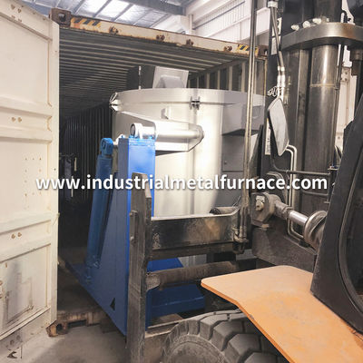 kopen WDL-RGQ-1000 1000 kg Dieselgestuurd Hydraulisch kantelend aluminium smeltoven online vervaardiging