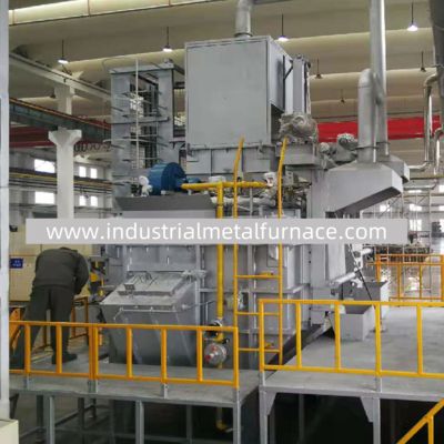 kopen 1000kg/h Natural Gas Aluminum Melting Furnace with 720℃ Temperature online manufacture