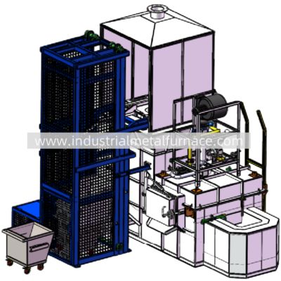 kopen 5000 KG/H Natural Gas Continuous Industrial Aluminum Melting Furnace online manufacture
