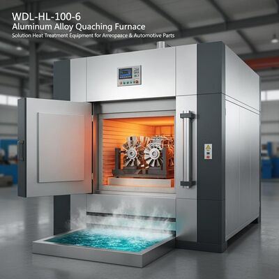 kopen Aluminiumlegeringsverdoofoven met een werktemperatuur van 650°C en een werkoppervlakte van φ1200×1500 mm voor snelle verdoofing ≤ 15 s online vervaardiging