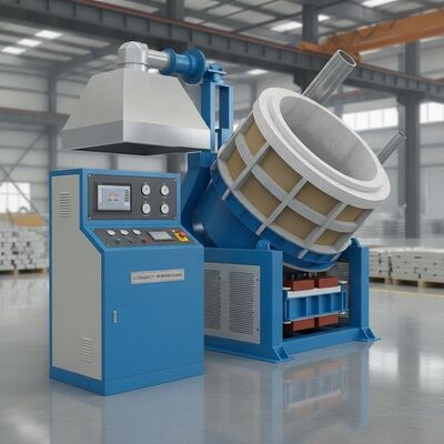 kopen 0,5-Ton Kapazität Mittelfrequenz-Induktionsschmelzofen für schnelles Schmelzen von Aluminiumlegierungen mit hydraulischem Kippsystem online vervaardiging