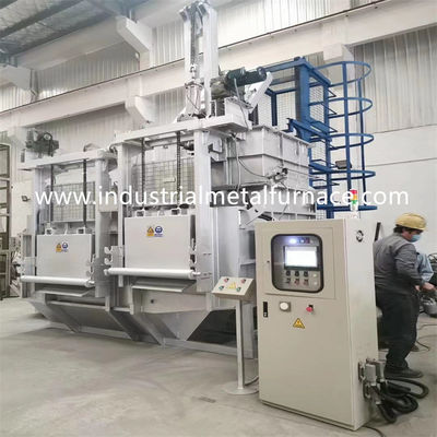kopen 2000KG/H Continuous Gas Fired Industrial Aluminum Melting Furnace online manufacture