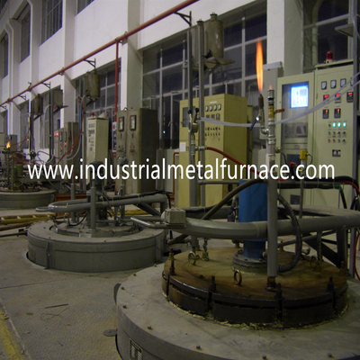 kwaliteit  90KW 50HZ Pit Type Gas Carburizing Furnace Electric Resistance Continuous Gas Carburising Furnace Fabriek