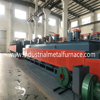 50Hz 3 de Steunrol van Mesh Belt Furnace Electrical Resistance van de Fasethermische behandeling