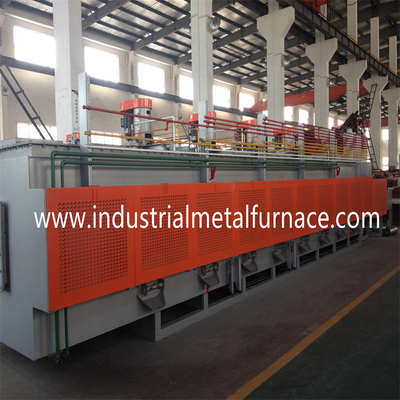 50Hz 3 de Steunrol van Mesh Belt Furnace Electrical Resistance van de Fasethermische behandeling