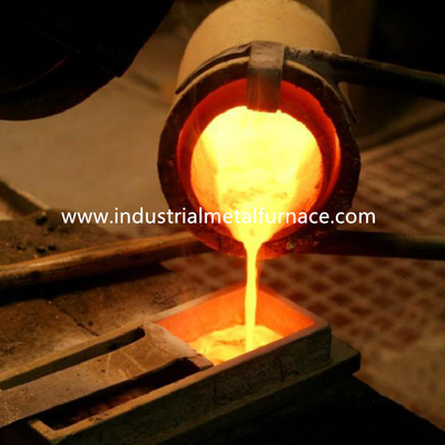 Het overhellen van 70KW-de Oven25kg Ijzer Teel Shell Melting Furnace van de Ijzer Smeltend Inductie