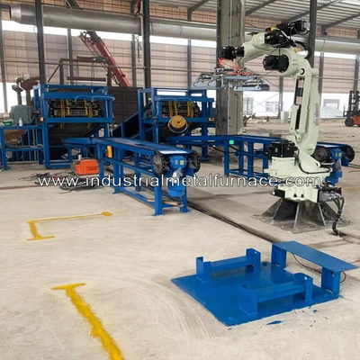 6.5kg automatische Aluminiumbaar het Stapelen Machine met Robot 1200mm van Siemens