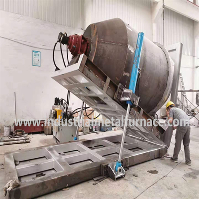 Industriële 380V 3P 50HZ Aluminium smeltoven voor roterende gieten