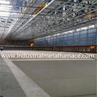 U-vormige stalen structuur warmdipp galvaniserende oven met aangepast ketelontwerp en 50 mm/60 mm zinkketeldikte