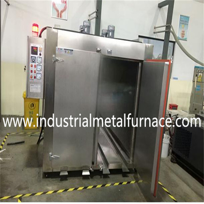 Industriële ovens van roestvrij staal voor metalen onderdelen