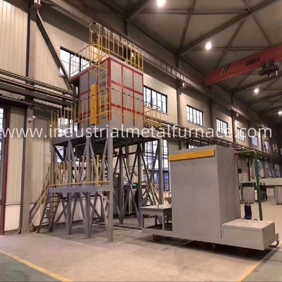 1400×1400×1100 mm Drop Bottom Fast 650 graden Celsius Aluminium T6 Warmtebehandeling Oven Verdoven Solutionering