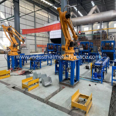 Industriële 5,5 kg 6-assige automatische robot aluminium ingot stapelgietmachine