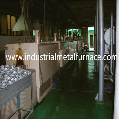 300kg/H aan de Smeltende Oven van 800kg/H Mesh Belt Conveyor Aluminum Alloy 600 Graad