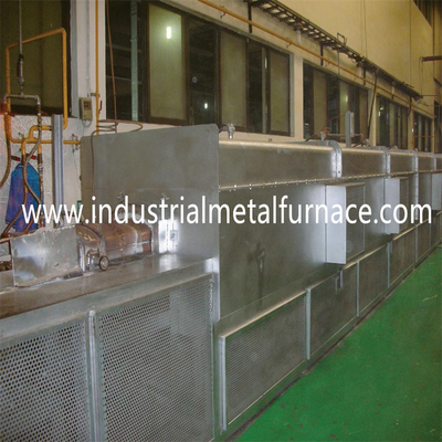 500kg/H Mesh Belt Isothermal Roller Hearth-Oven die het Heldere Ontharden werken