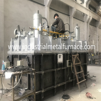 van de het Aluminiumholding van 9400Kcal/KG 10000Kg de Oven het Oliegestookte Aluminium Smelten