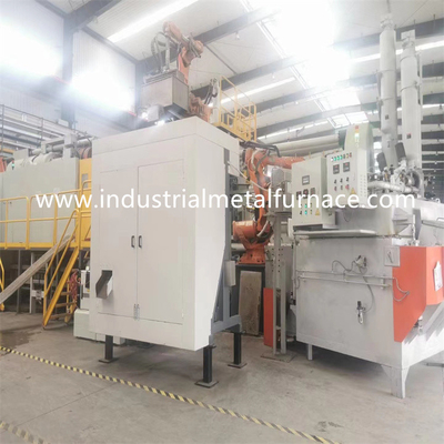 9500mm 45000kg van het de Oven Aardgas van de Aluminiumholding de Smeltende Oven