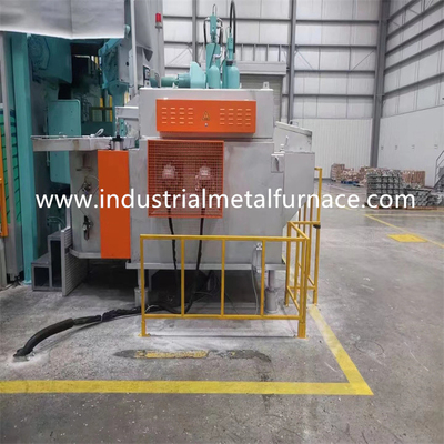 Elektrische 2500kg-het Aluminiuminductie Heater Melting Steel Immersion Type van de Holdingsoven