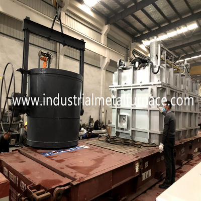van de het Aluminiumholding van 350kg 18KW van de de Oven Automatisch Elektrisch Verticaal Gietlepel de Voorverwarmerce